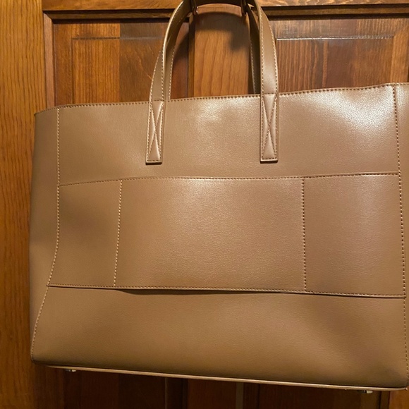 Calpak Haven 16" Laptop Tote Bag in Toffee - Picture 2 of 5